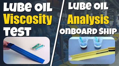 lube oil drop test|lubricating oil testing.